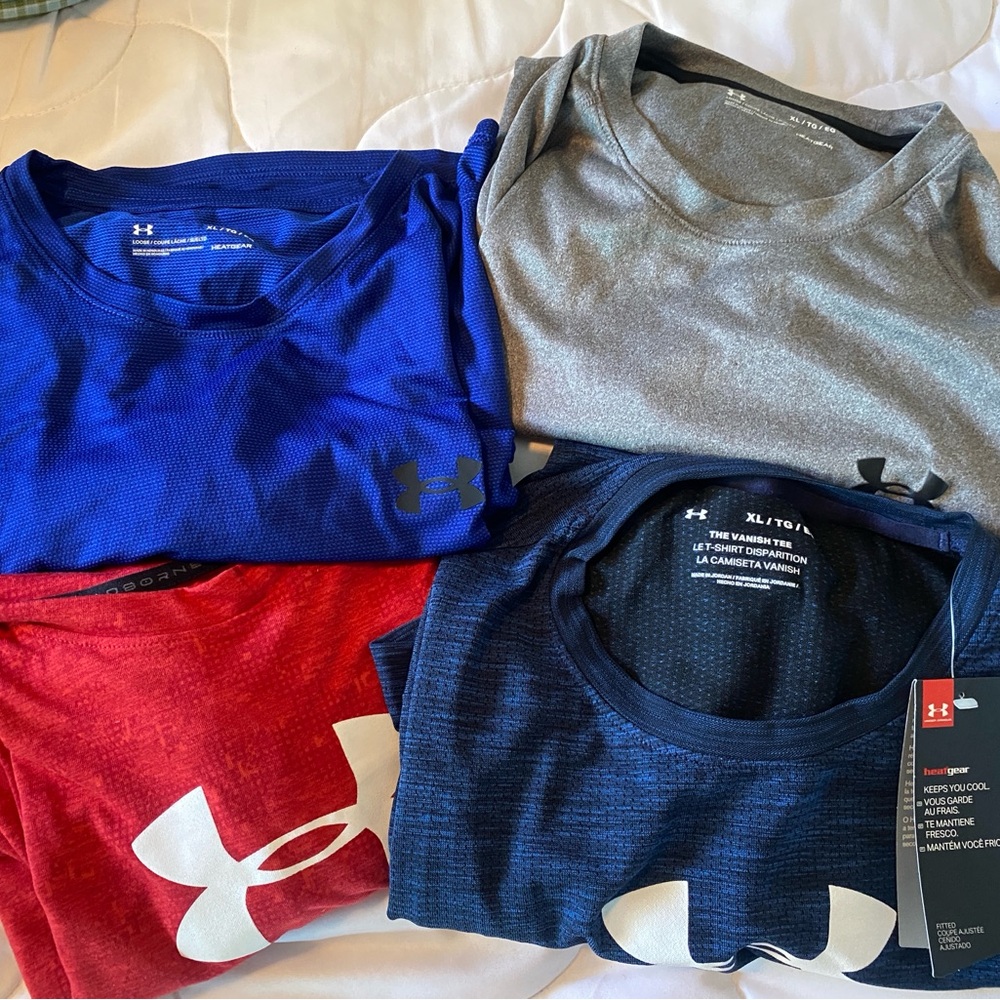 Four Under Armour athletic shirts for just $25!